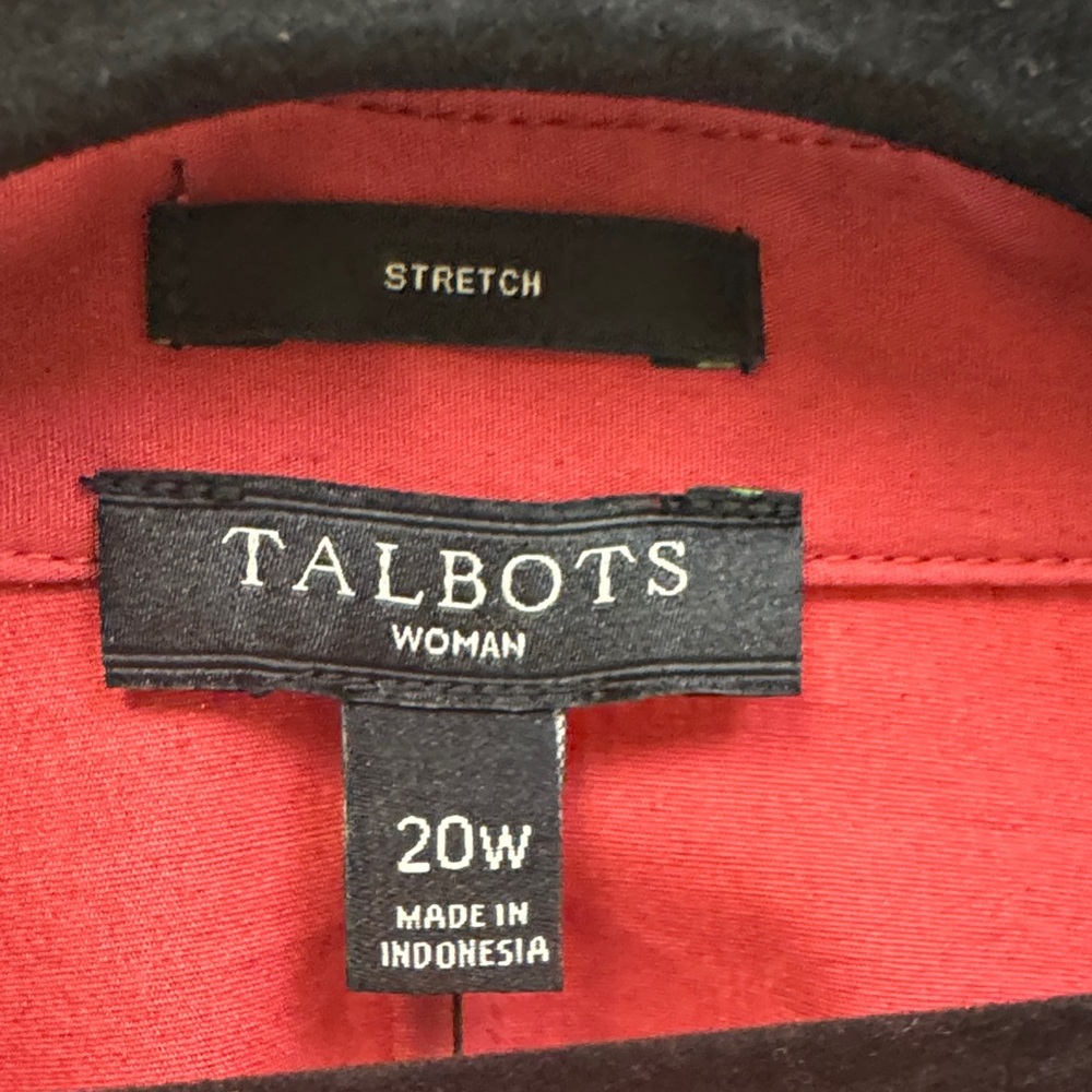 Talbots Rust Colored Button-Up Blouse NWT - image 6